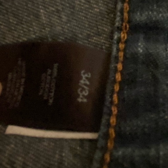 Axcess by Claiborne Men's 100% Cotton Jeans 34x34 - Picture 3 of 4